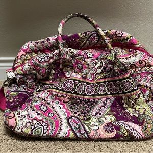 Vera Bradley Original Weekender Bag - Very Berry Paisley